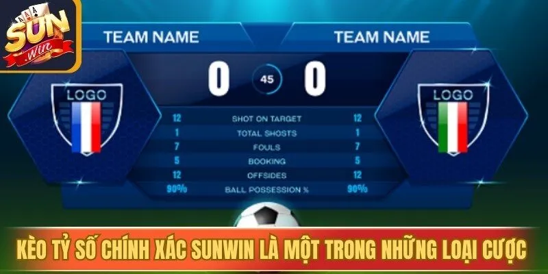 Kèo tỷ số chính xác Sunwin là một trong những loại cược kinh điển