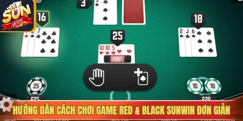 Hướng dẫn cách chơi game Red & Black Sunwin đơn giản