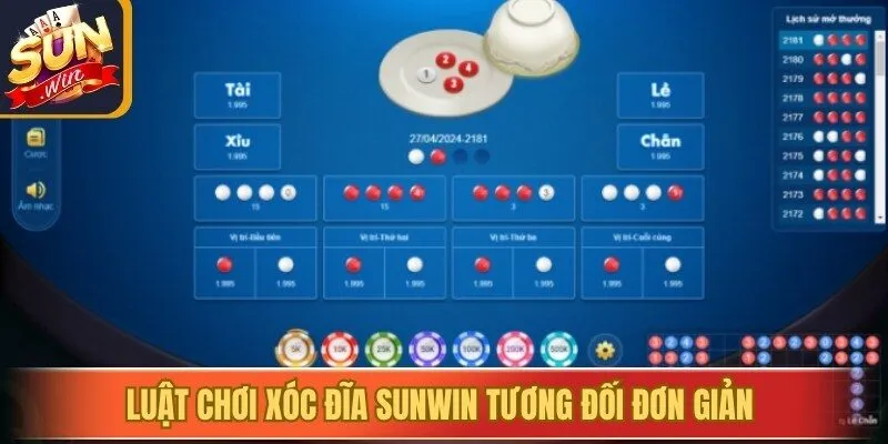 Luật chơi xóc đĩa Sunwin tương đối đơn giản và giữ nguyên quy tắc cốt lõi